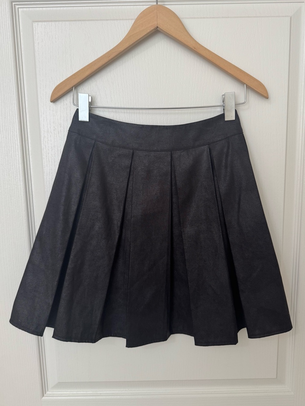 RED Saks Fifth Avenue Pleated Skirt